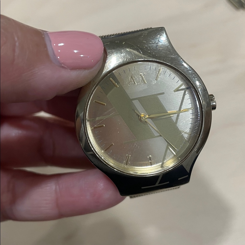 Armani Exchange Gold Tone Watch - Picture 11 of 11